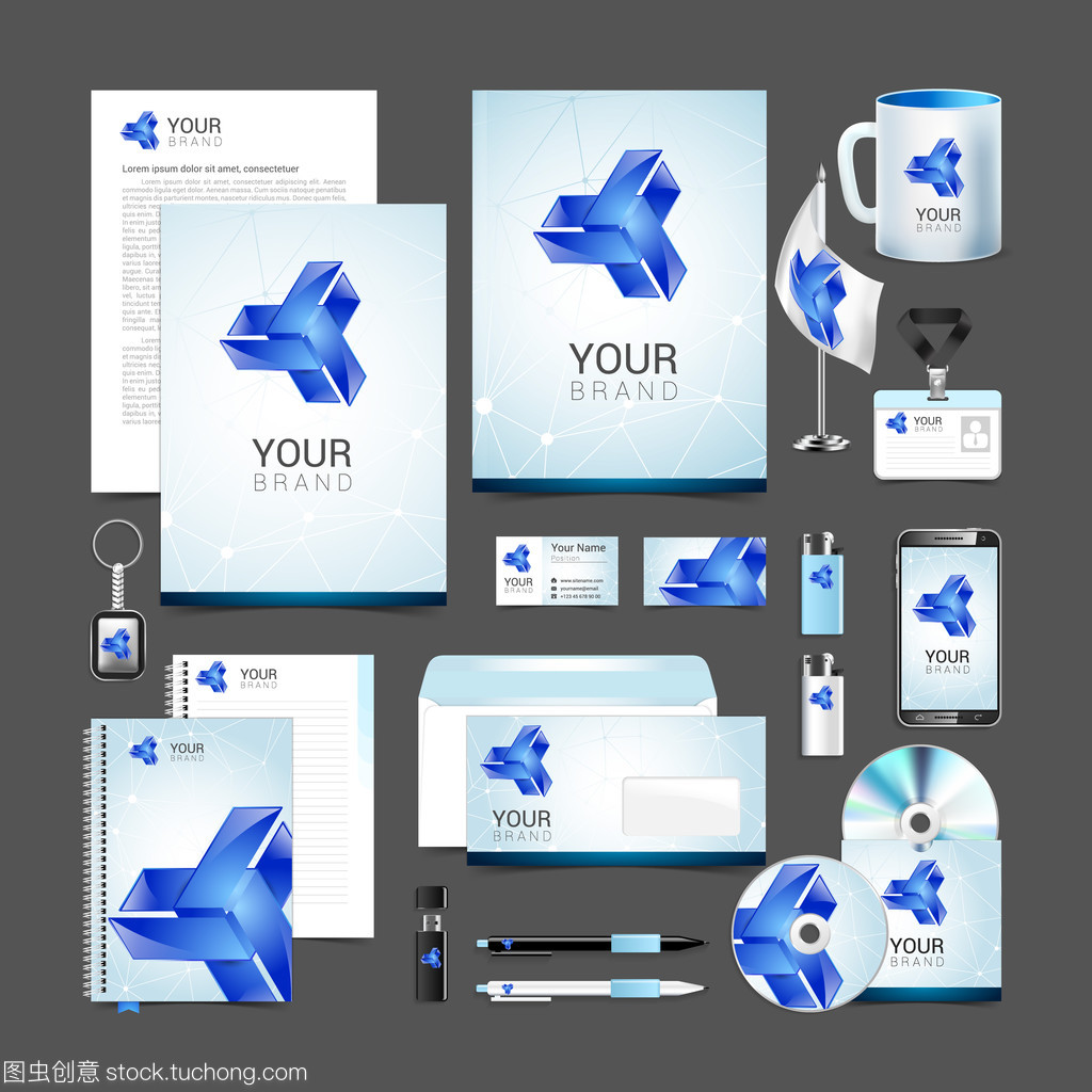企業(yè)形象創(chuàng)意顏色模板設(shè)計(jì) 構(gòu)筑品牌視覺的基石